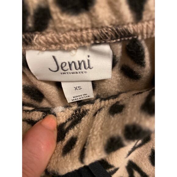 Brand New Jenni Intimates Women's Size XS 2 Piece Animal Print Pajama Set Lounge - Picture 6 of 7